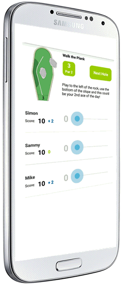 Mini Golf App on Android