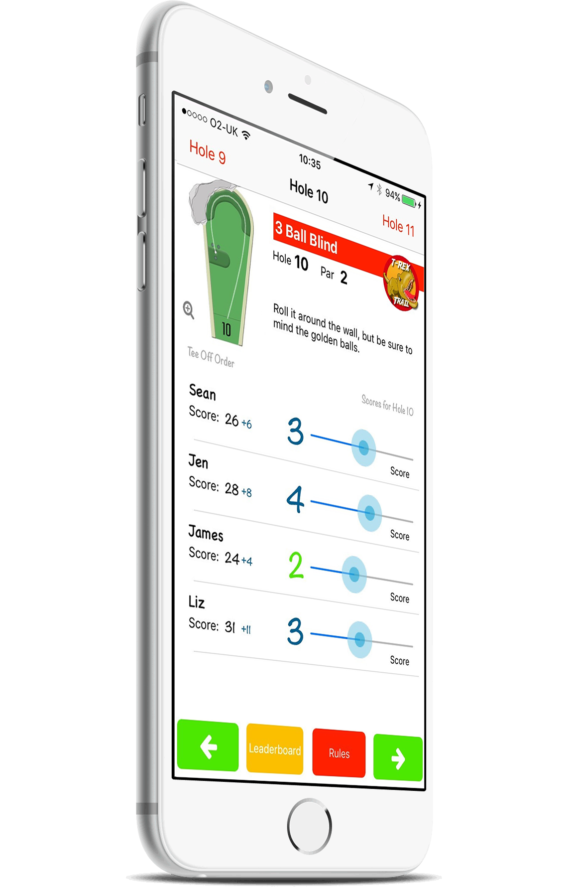 The Mini Golf App