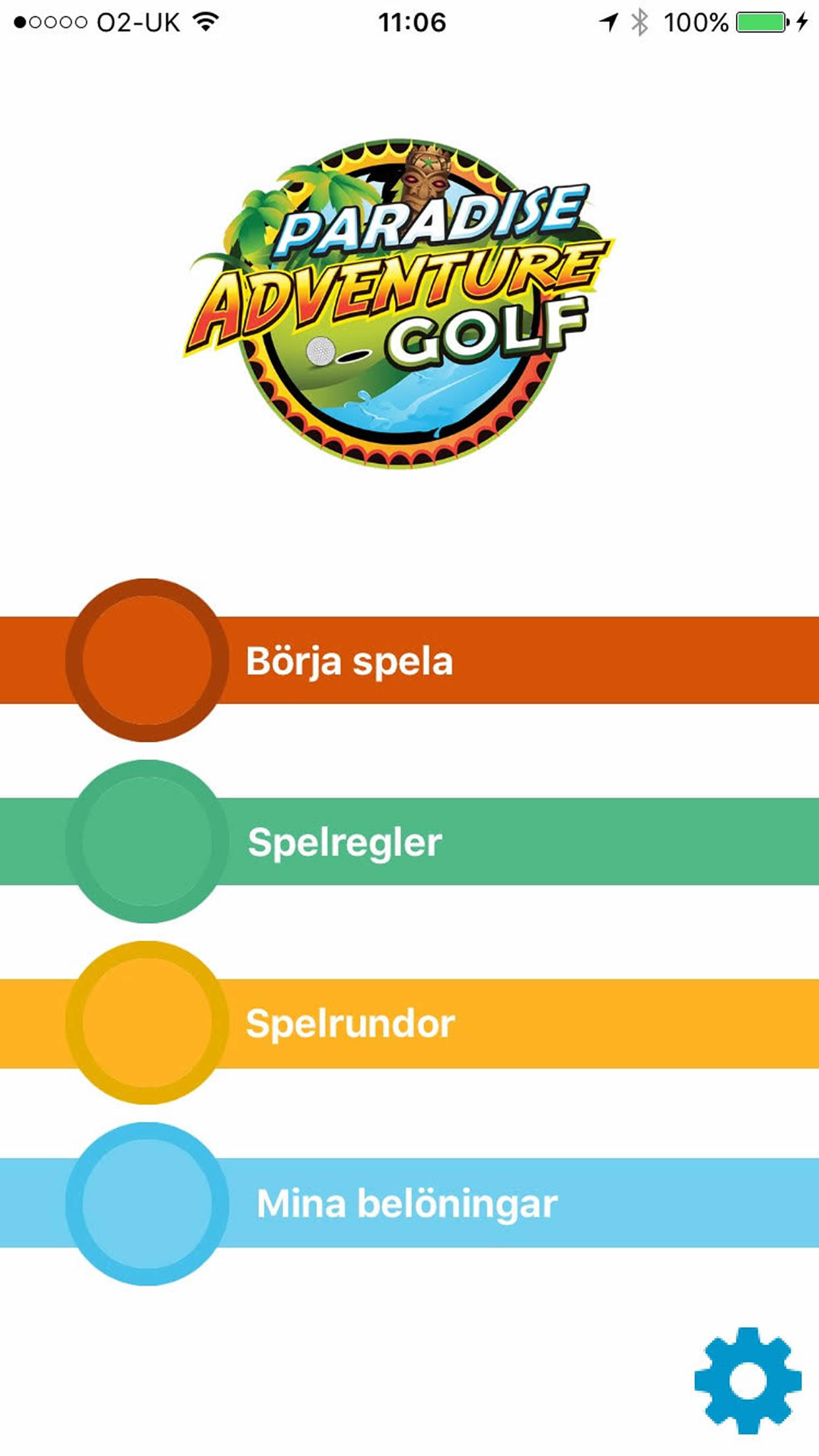 Swedish mini golf app