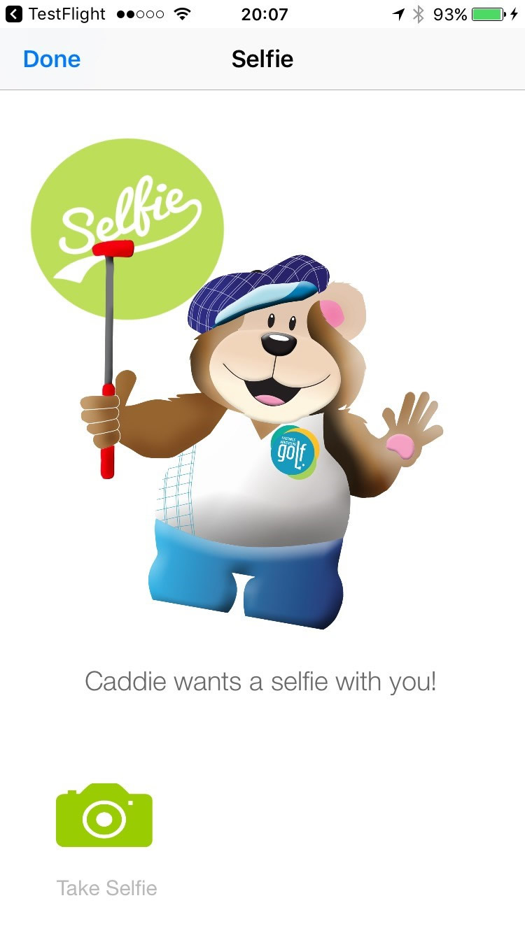 mini golf selfie app